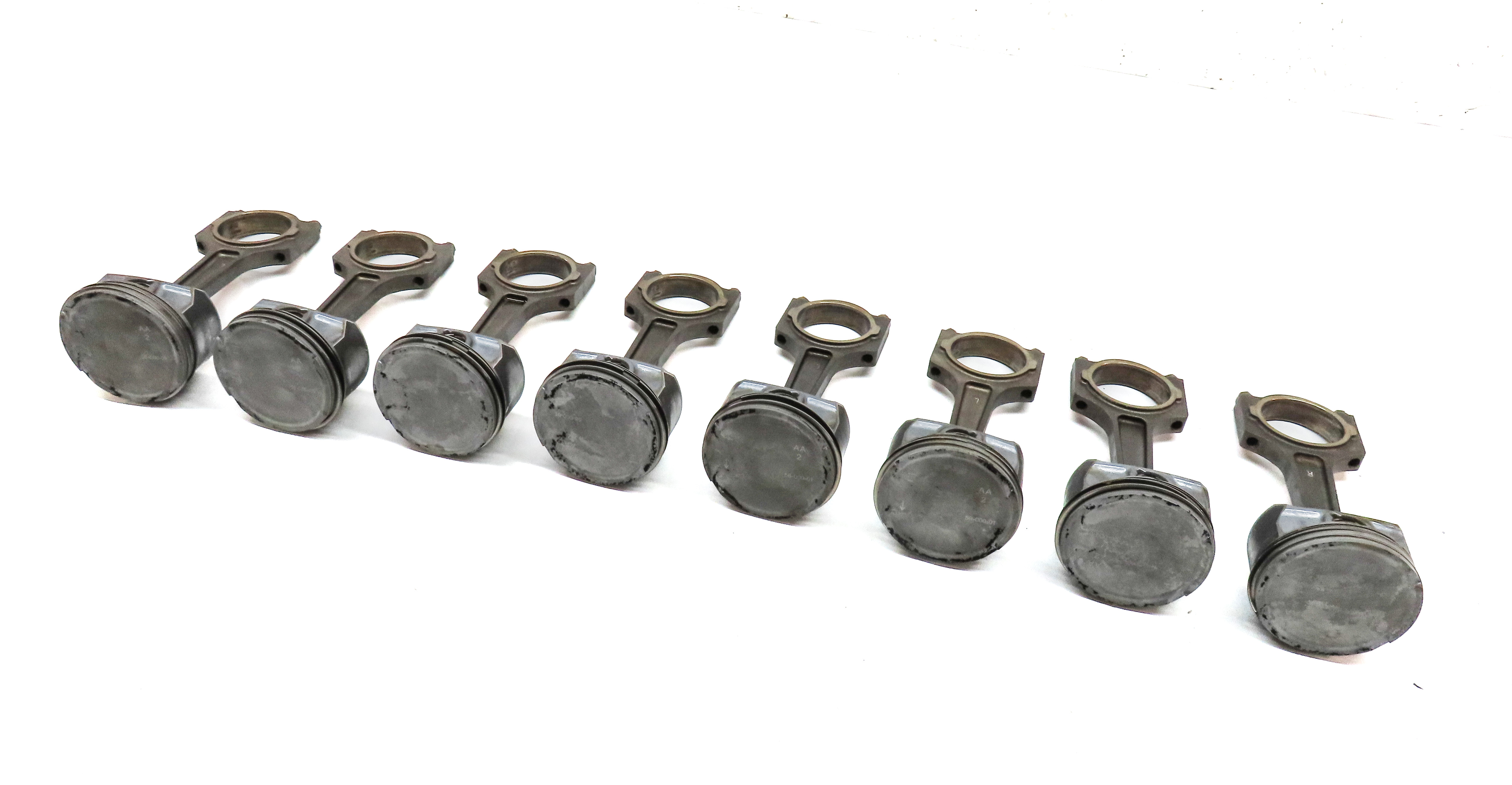 05-09 LR3 - RANGE ROVER / SPORT (L322 L320) 4.4L V8 ENGINE PISTON w/ ROD SET 8 — exact item pictured